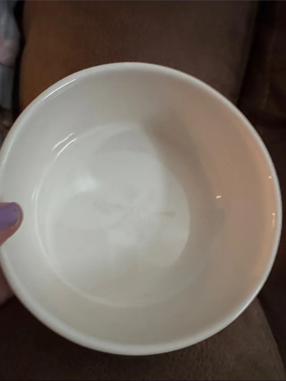 Rae Dunn Cream Ceramic Dog Bowl